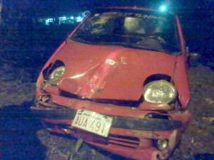 Vuelco de vehiculo