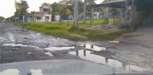 Los vecinos piden la reparación a fondo de la avenida La Victoria de Reducto San Lorenzo