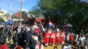 Mucha gente se pudo observar esta mañana en misa central