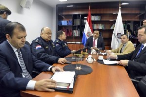 Vista de la reunión de hoy (imagen Ministerio del Interior)