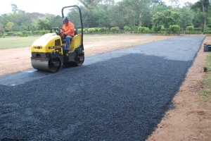 La pista de prueba de conducción esta dentro del predio de la ciclovía municipal