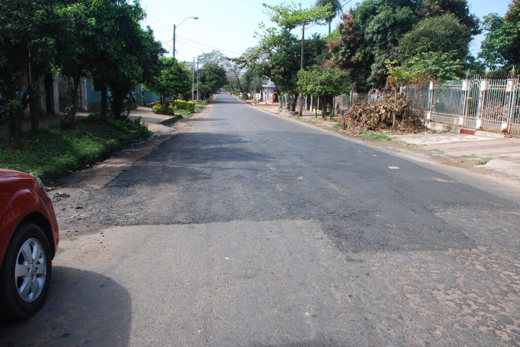 Aspecto del bacheo realizado. (Imagen prensa municipal)