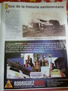 Mayor parte de la revista abarcada por publicidad.