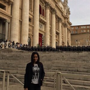 En Roma, Plaza San Marcos.