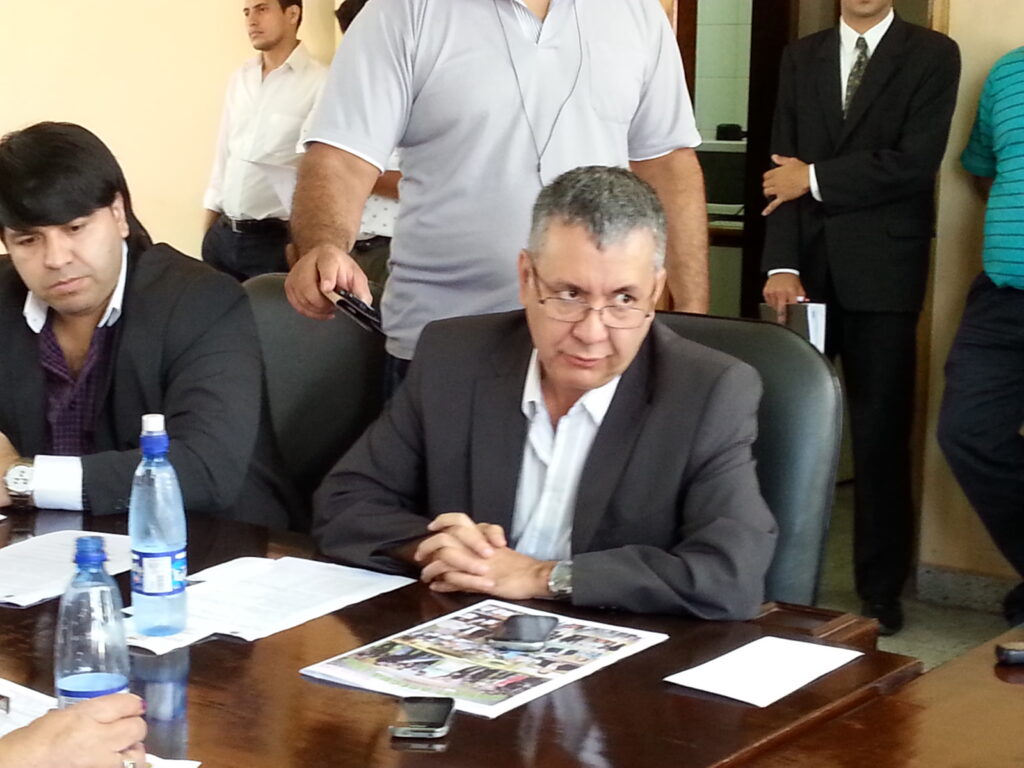 Concejal Nelson Peralta actual presidente de la AJUMPA