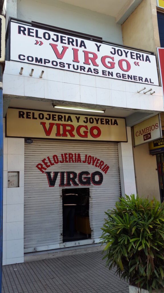 La joyería Virgo esta a sólo media cuadra del local de la Comisaría de San Lorenzo