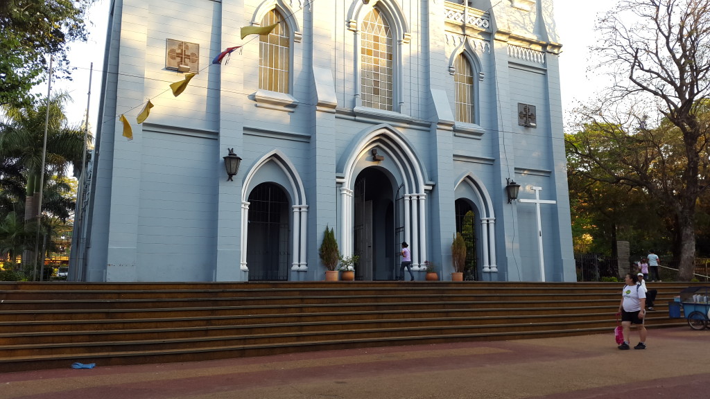 Esta semana ya se puede observar el frente del templo totalmente limpio