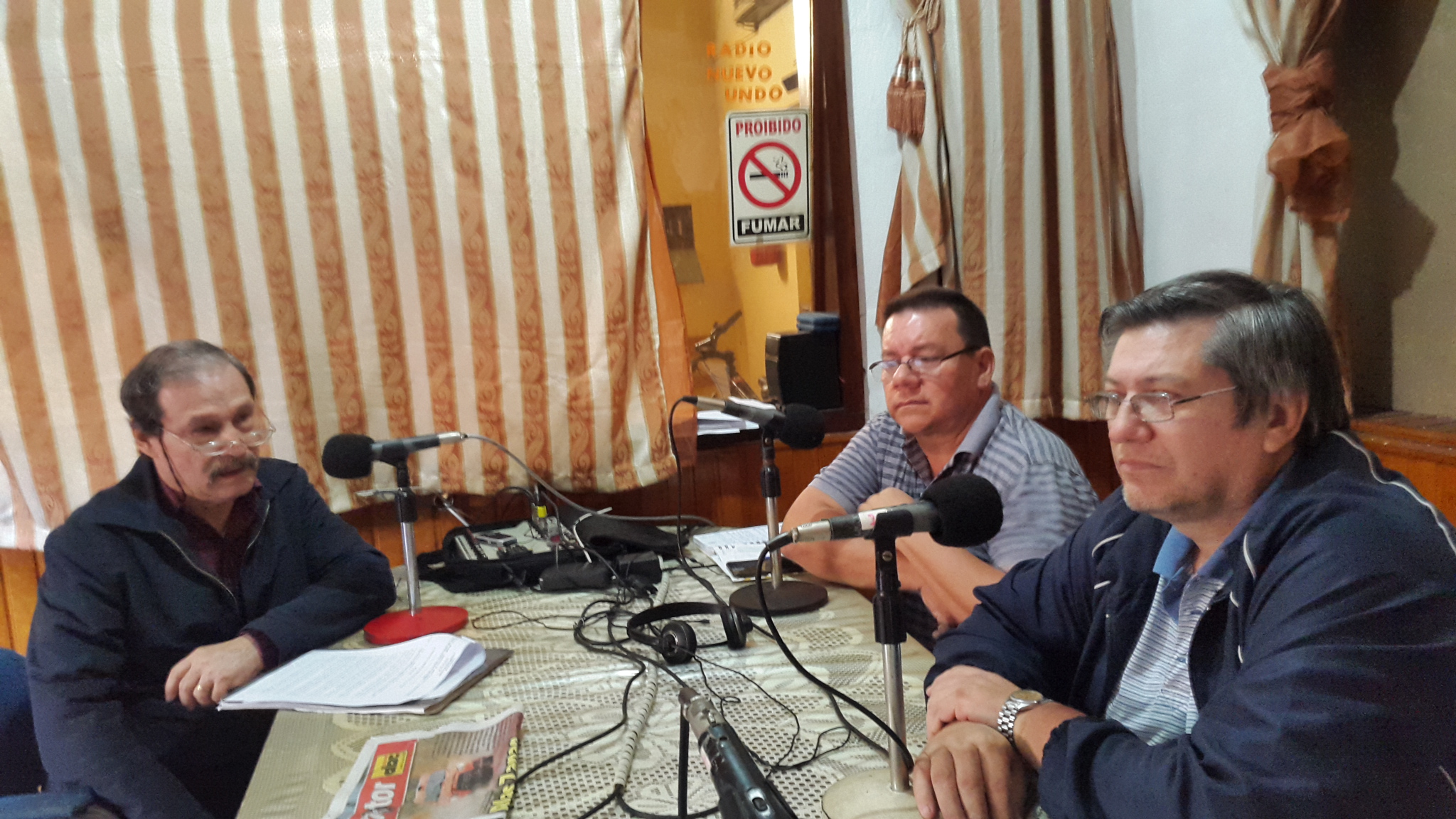 El Dr. Pedro Patiño, el ingeniero Carlos Bareiro y el comerciante Nery Baez estuvieron en el programa "Debatamos San Lorenzo" emitido por Radio San Lorenzo Py